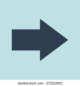 Icon of Right Arrow. EPS-10.