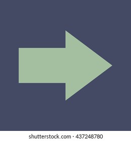 Icon of Right Arrow. Eps-10.