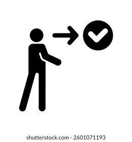 Icon a right, isolated against a clean background.