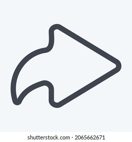 
Icon Right - Line Style - Simple illustration, Editable stroke, Design template vector, Good for prints, posters, advertisements, announcements, info graphics, etc.

