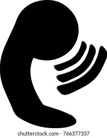 The icon of the ringer on the phone. Perfect for phone and applications.