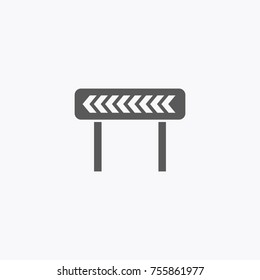 Icon of Road Diversion.