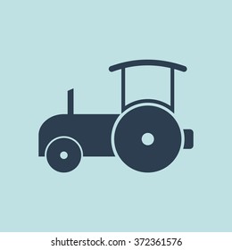 Icon of Road Roller. EPS-10.