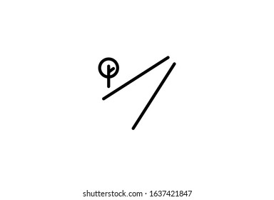 Icon  Road Vector Graphic Perfect for Transportation