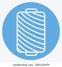 Icon Robbin. suitable for education symbol. blue eyes style. simple design editable. design template vector. simple illustration