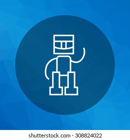 Icon of robot toy