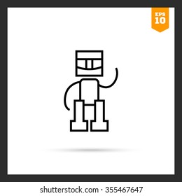 Icon of robot toy