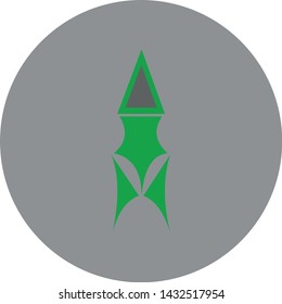 Icon Rocket Grey Green fly