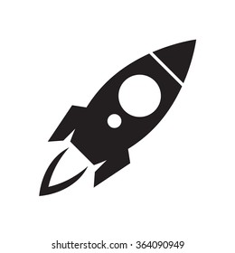 icon rocket, vector