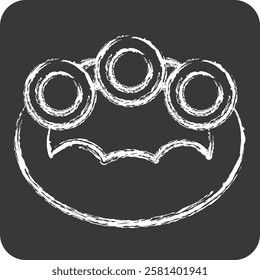 Icon Rocking Chair. related to Kindergarten symbol. chalk Style. design editable