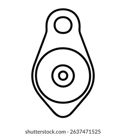 icon Roller climber on white background vector
Vector line icon rock climbing, mountaineering, tourism