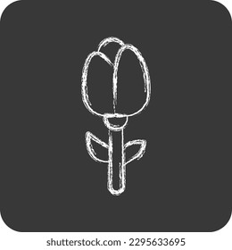 Icon Rose. related to Decoration symbol. chalk Style. simple design editable. simple illustration