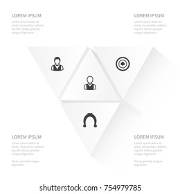 Icon Roulette Set Of Boy, Horseshoe, Peaks And Other Vector Objects. Also Includes Croupier, Metal, Horseshoe Elements.