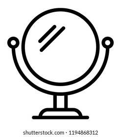 Icon of a round ball placed on a stand depicting prediction globe