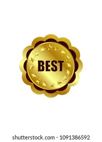 Icon round gold best