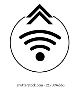 icon of the route to the place of the free Wi-fi