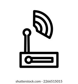 Icon Router, receiver, transfer, Internet of thing, wireless, Wi-Fi, signal. vector illustration. editable file