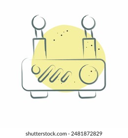 Icon Router. related to Office symbol. Color Spot Style. simple design illustration