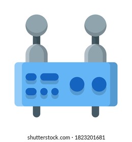 Icon router with style flat