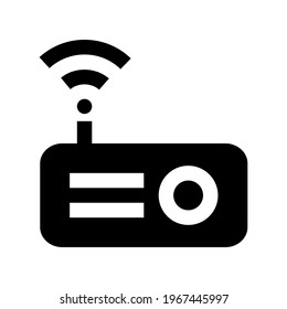 Icon Router With Style Glyph