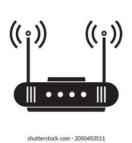 icon router vector with two signals
simple and elegant vector for make your project more cools