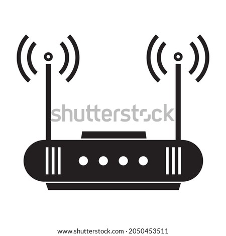 icon router vector with two signals
simple and elegant vector for make your project more cools