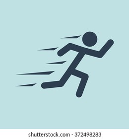 Icon of Runner. EPS-10.