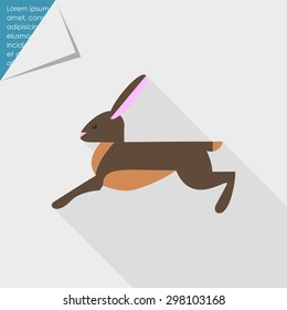 Icon of running hare