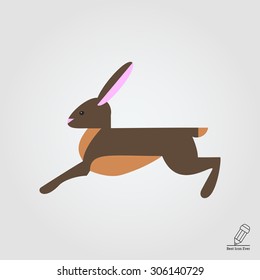 Icon of running hare