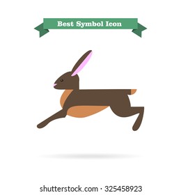 Icon of running hare