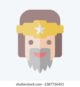 Icon Russia Hat. related to Russia symbol. flat style. simple design editable. simple illustration