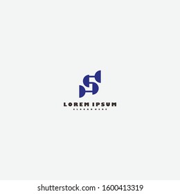 icon S logo design template elements