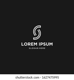 icon S logo design template elements