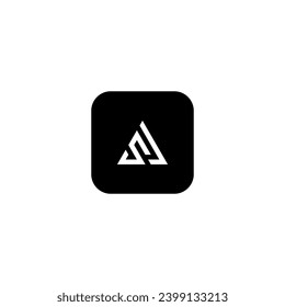 icono como moderno, simple, abstracto