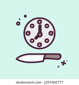 Icon Sacrifice. related to Eid Al Adha symbol. MBE Style. simple design editable. simple illustration