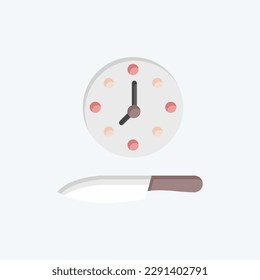 Icon Sacrifice. related to Eid Al Adha symbol. Flat Style. simple design editable. simple illustration