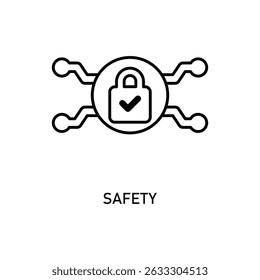 Icon a safety, isolated against a clean background.