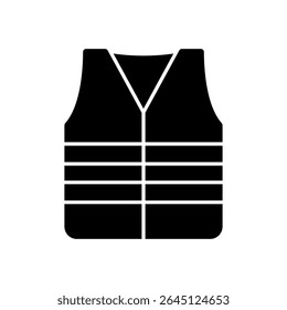 Icon a safety vest, isolated against a clean background.