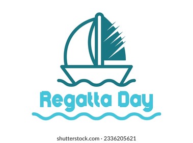 Icon of a sailing ship with Maple leaf symbol of the country of Canada on circle board