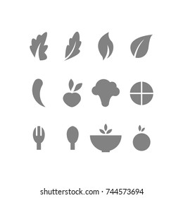 Icon Salad Bar Food Vector Designs