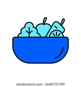 Icon a salad, isolated against a clean background.