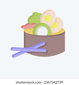 Icon Salad. related to Breakfast symbol. flat style. simple design editable. simple illustration