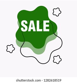 icon sale with color for customer at white backround