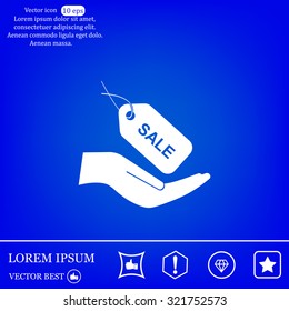 Icon of sale tag