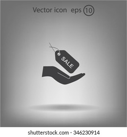 Icon of sale tag