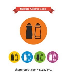 Icon of salt and pepper shakers