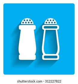 Icon of salt and pepper shakers