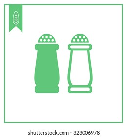 Icon of salt and pepper shakers