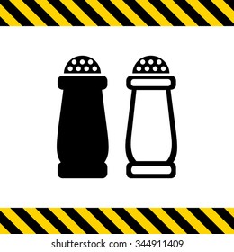Icon of salt and pepper shakers