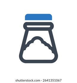 Icon of a salt shaker filled with salt